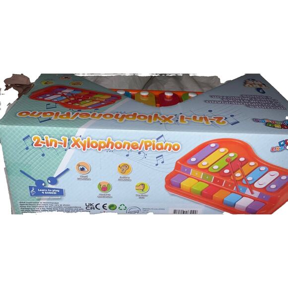 New Kids 2-in-1 Xylophone/Piano Educational Music Toy - Picture 2 of 5